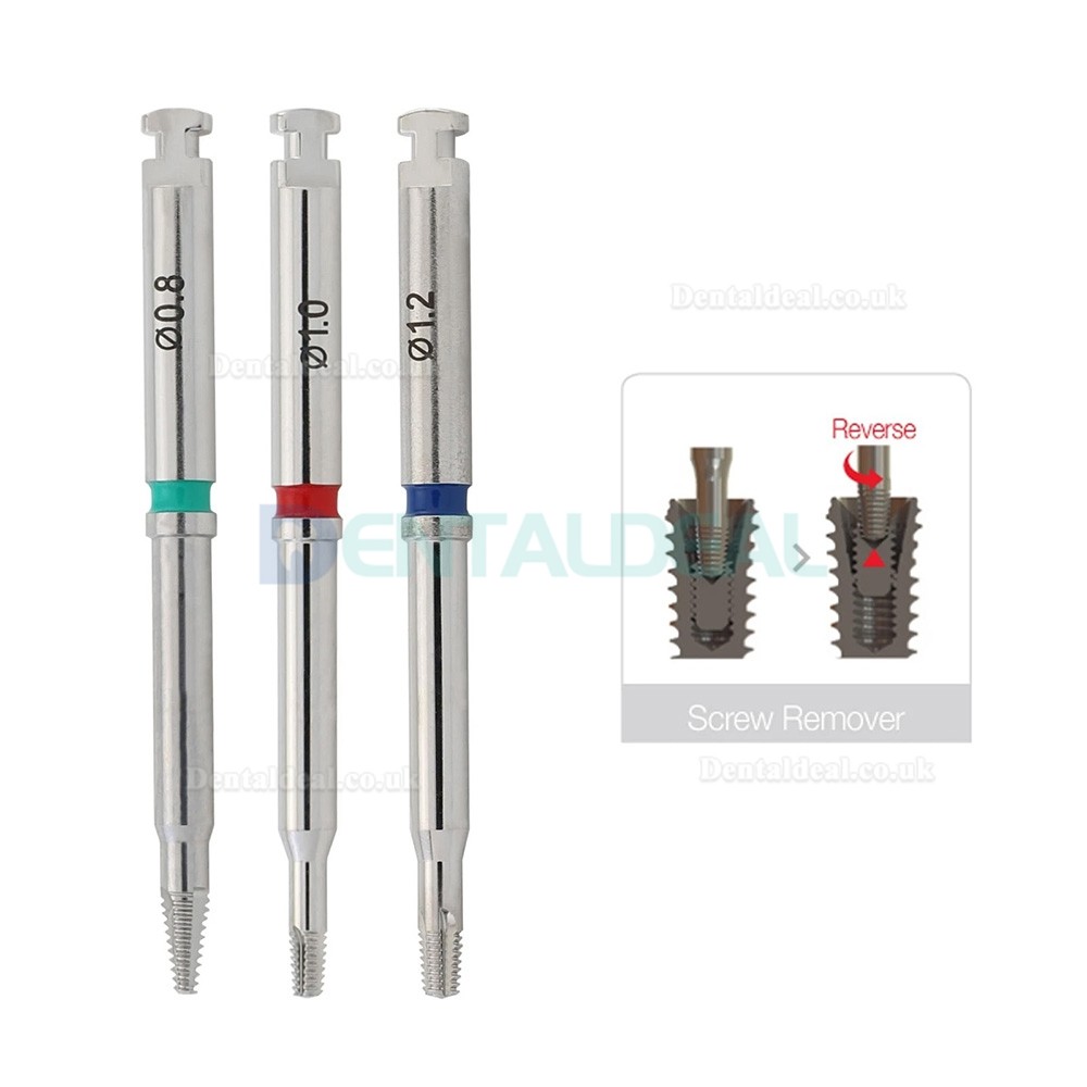 Universal Dental Fractured Implant Screw Retrieval and Removal Kit